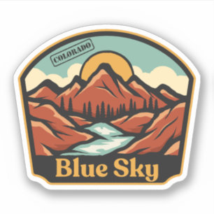 Sticker Ciel bleu, Colorado