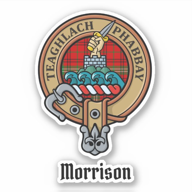 Sticker Cimier Clan Morrison au-dessus de l'autocollant Re (Devant)