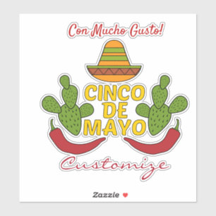 Sticker Cinco De Mayo Thunder_Cove