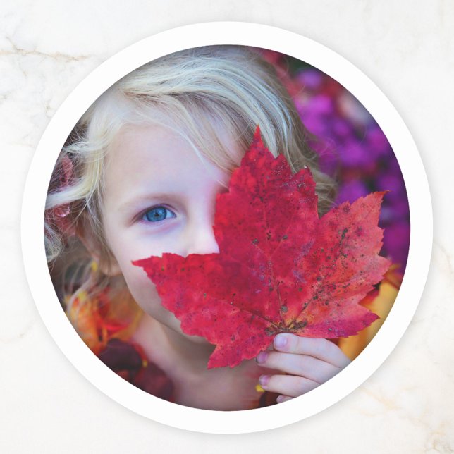 Sticker Circle Photo Template Shadow (Creator Uploaded)