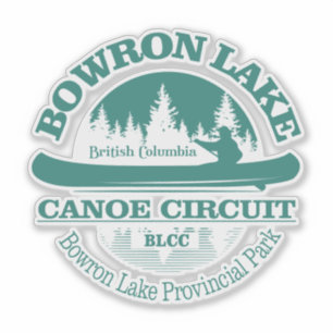 Sticker Circuit de canoë de Bowron Lake