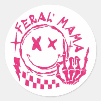 Sticker circulaire personnalisé