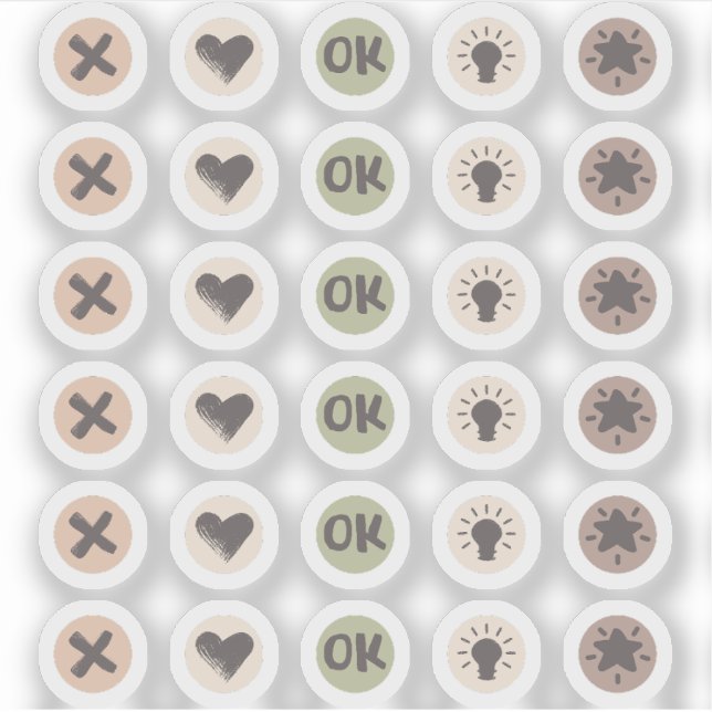 Sticker Círculos de doodles para la planificación (Devant)