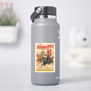 Sticker Cirque Avec Des Hommes À Cheval.
