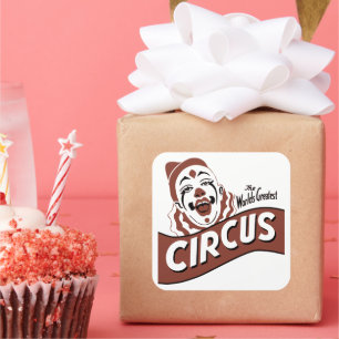 Sticker cirque clown