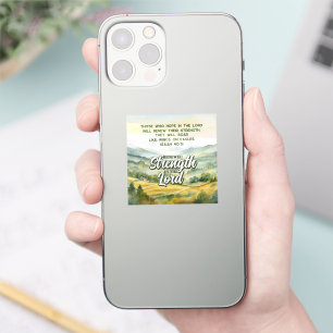 Sticker Citation biblique d'Isaïe 40 Inspirante Chrétienne