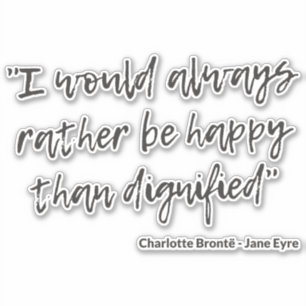 Sticker Citation de Jane Eyre I