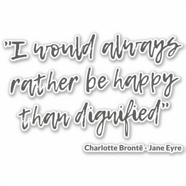Sticker Citation de Jane Eyre I (Devant)