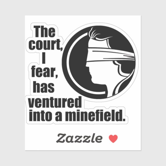 Sticker Citation de la Cour suprême du RBG (Feuille)