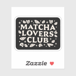 Sticker Citations d'amant Matcha