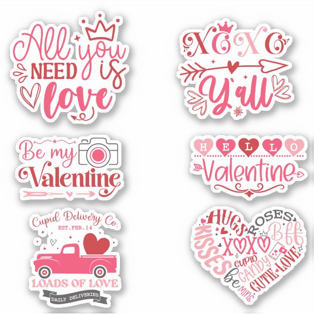 Sticker Citations de la Saint Valentin (Devant)