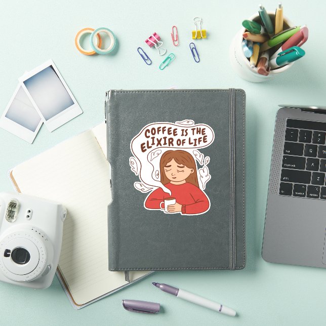 STICKER CITE DE CAFÉ ELIXIR (Couverture iPad)