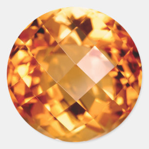 Sticker Citrine Orange