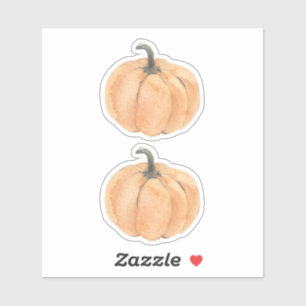 Sticker Citrouille Automne   Petit Baby shower Cit