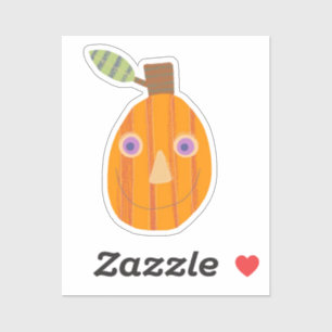 Sticker Citrouille convivial