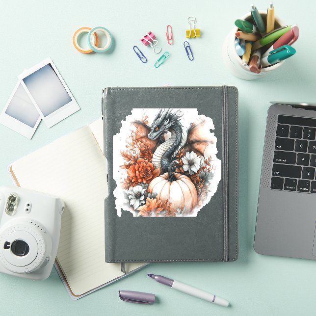 Sticker Citrouille de pays Dragon (Couverture iPad)