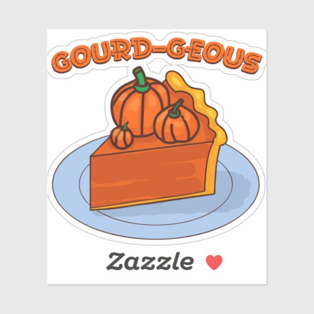 Sticker Citrouille-égoutant (Feuille)