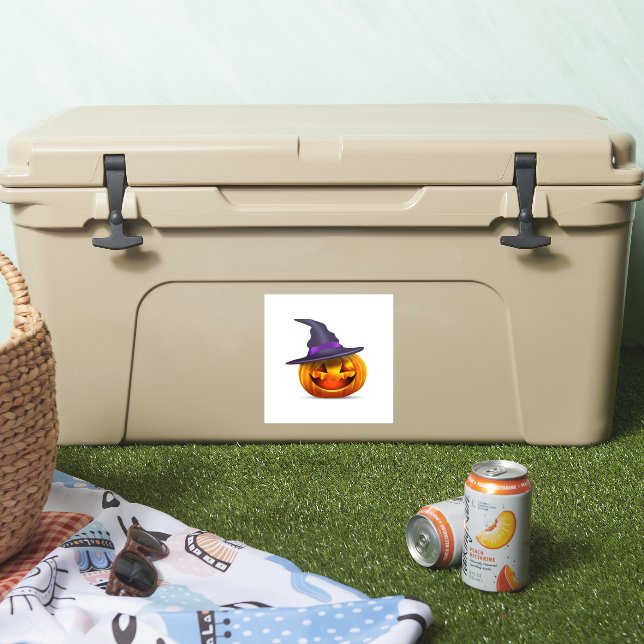 Sticker Citrouille Halloween  (Glacière)
