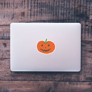 Sticker citrouille Jack-o'-lantern Halloween
