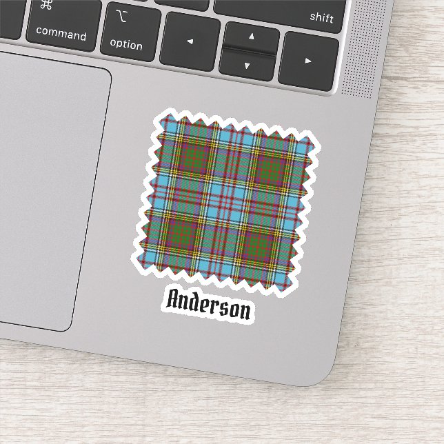 Sticker Clan Anderson Tartan (Détail)