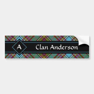 Sticker Clan Anderson Tartan Bumper