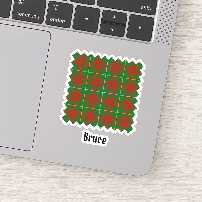 Sticker Clan Bruce Hunting Tartan (Détail)