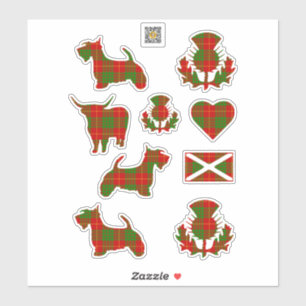 Sticker Clan Cameron Tartan