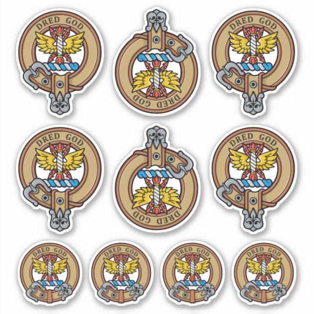 Sticker Clan Carnegie Crest (Devant)