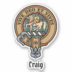 Sticker Clan Craig Crest