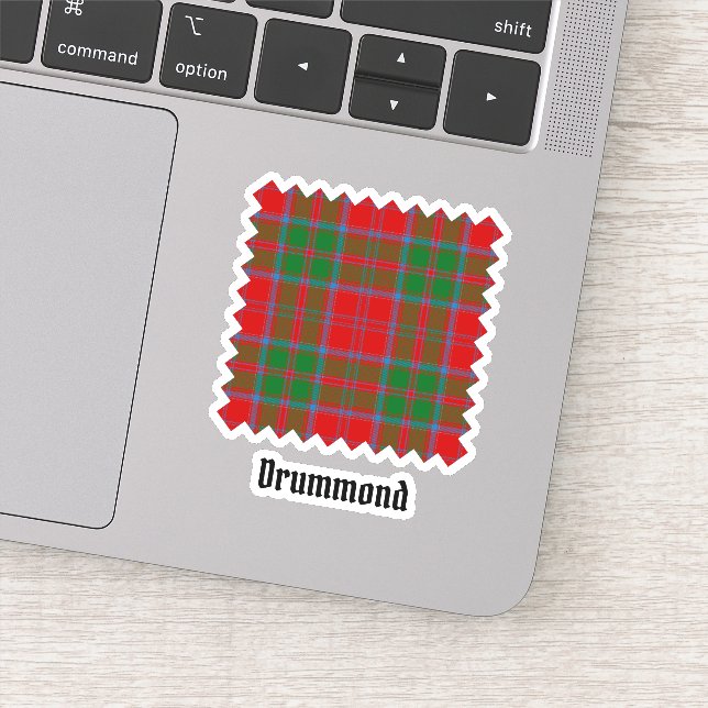 Sticker Clan Drummond Tartan (Détail)