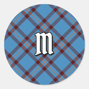Sticker Clan Elliot Tartan Classic Round
