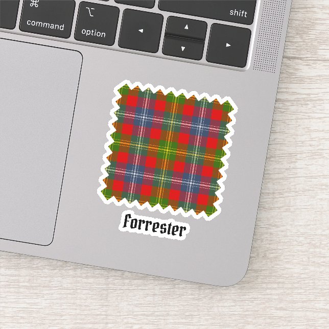 Sticker Clan Forrester Tartan (Détail)