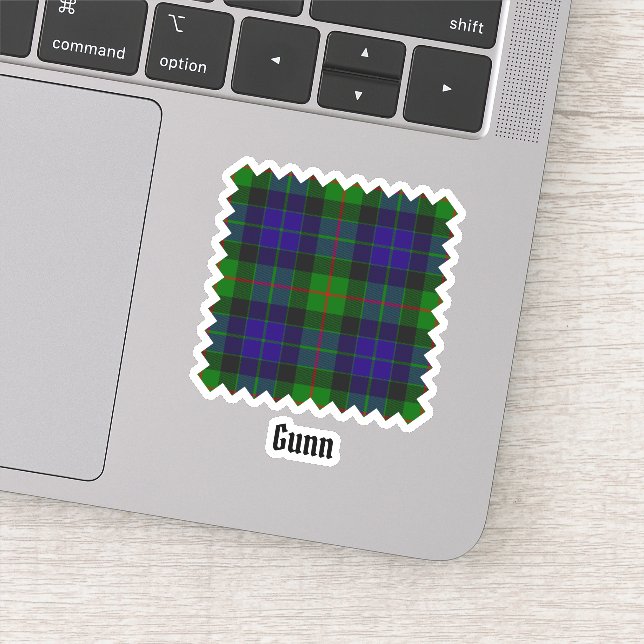 Sticker Clan Gunn Tartan (Détail)