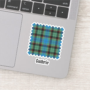 Sticker Clan Guthrie Tartan