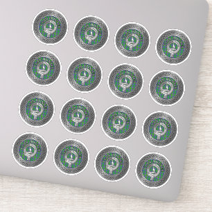 Sticker Clan Hunter Crest & Tartan Knot