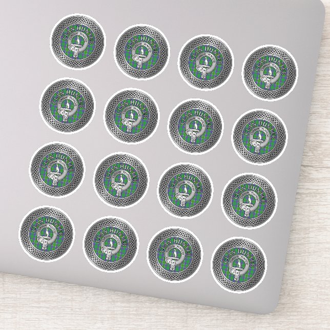 Sticker Clan Hunter Crest & Tartan Knot (Détail)