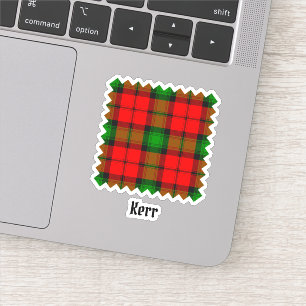 Sticker Clan Kerr Tartan