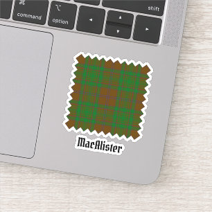 Sticker Clan MacAlister de Glenbarr Hunting Tartan