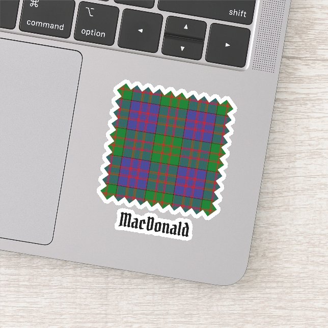 Sticker Clan MacDonald Tartan (Détail)