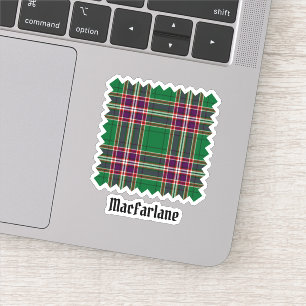 Sticker Clan MacFarlane Chasse moderne Tartan