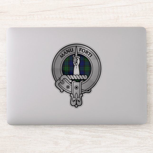 Sticker Clan MacKay Crest & Tartan (Ordinateur)