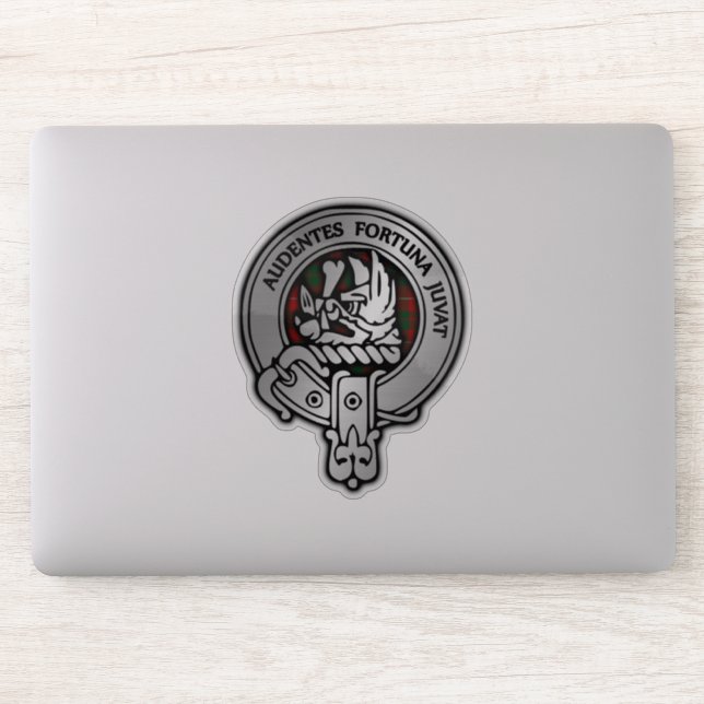 Sticker Clan MacKinnon Crest & Tartan (Ordinateur)