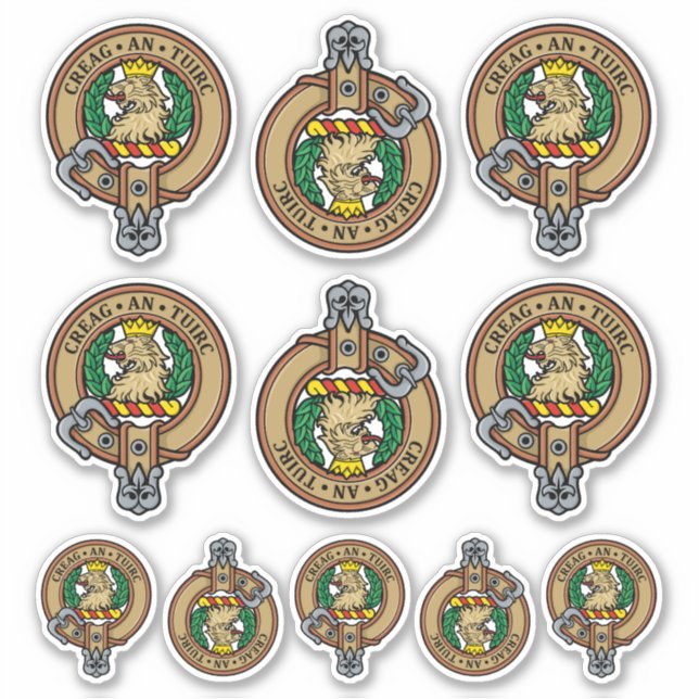 Sticker Clan MacLaren Crest (Devant)