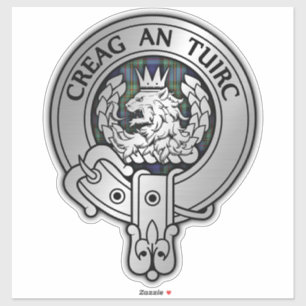 Sticker Clan MacLaren Crest & Tartan