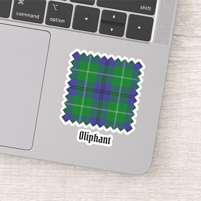 Sticker Clan Oliphant Tartan (Détail)