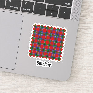 Sticker Clan Sinclair Tartan
