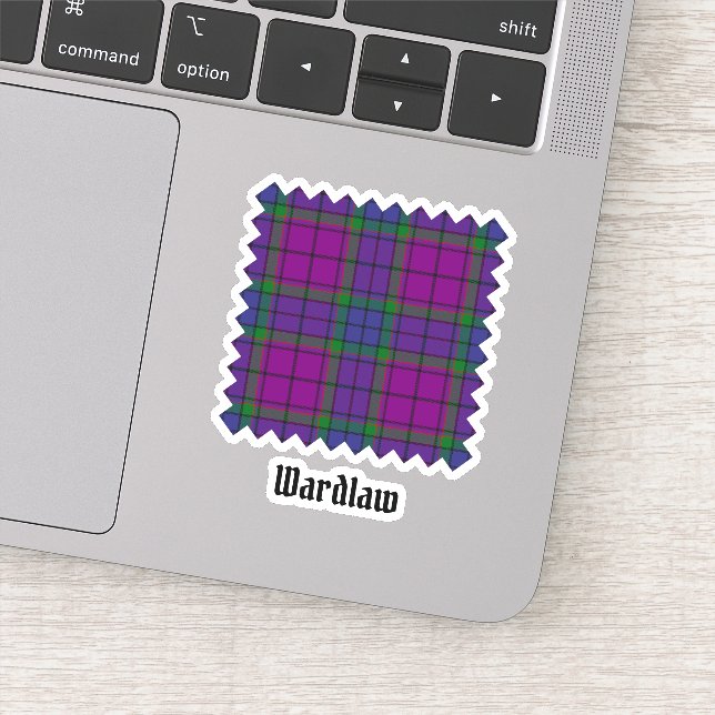 Sticker Clan Wardlaw Tartan (Détail)