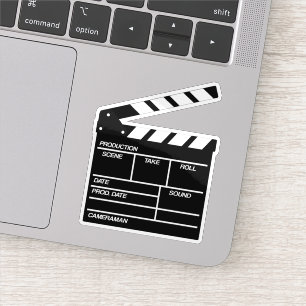 Sticker Clapperboard Cinéma Hollywood cinéaste