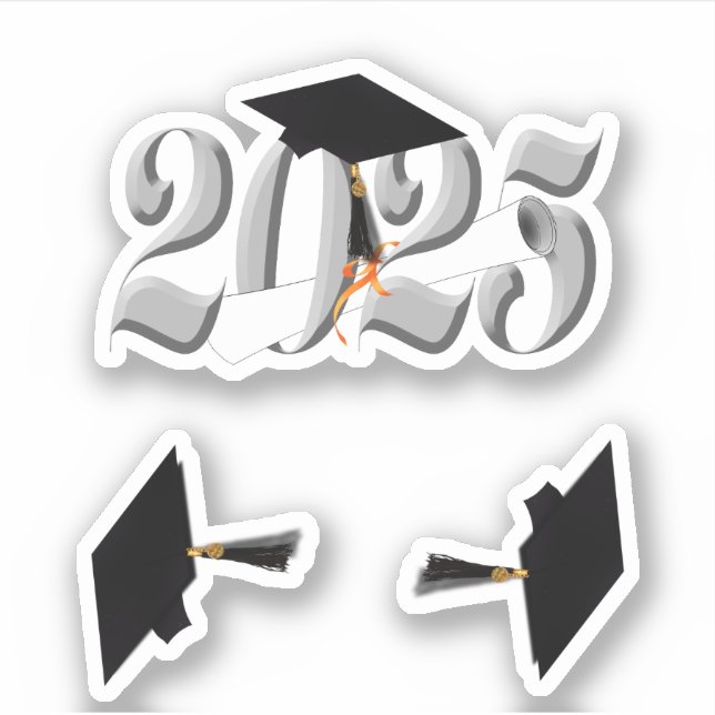 Sticker Classe d'argent classique de 2025 (Devant)