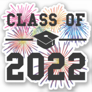 Sticker Classe de 2022 Graduation
